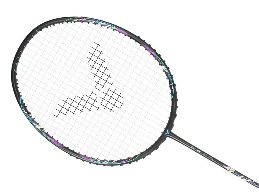 Victor Drive X Metallic C 4U Badminton Racket - Black — Badminton HQ