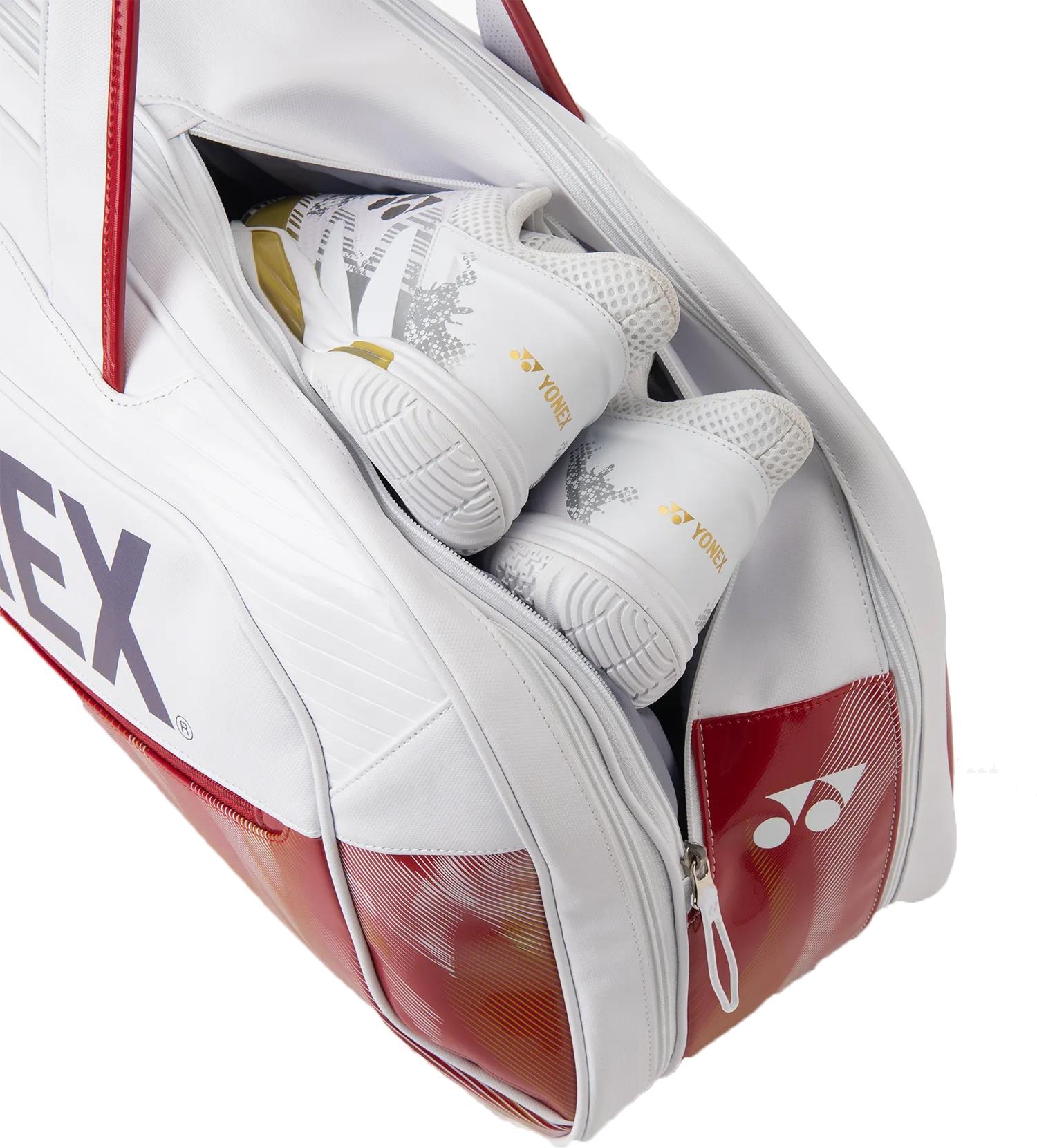 Yonex 02631WEX Expert Tournament Badminton Bag - White — Badminton HQ