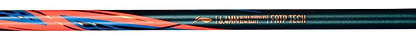 Close-up of the Li-Ning Axforce 90 4U Badminton Racket in black, showcasing a carbon fibre build with abstract blue and red accents, "Japan Inspired FYO PRO TECH" text, and a gold fish icon printed on the shaft.