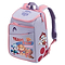 The HEAD x Paw Patrol Kids Tennis Backpack in purple features "TEAM PAW" and paw prints with Everest, Skye, and Marshall—perfect as a stylish kids’ backpack for tennis or badminton.
