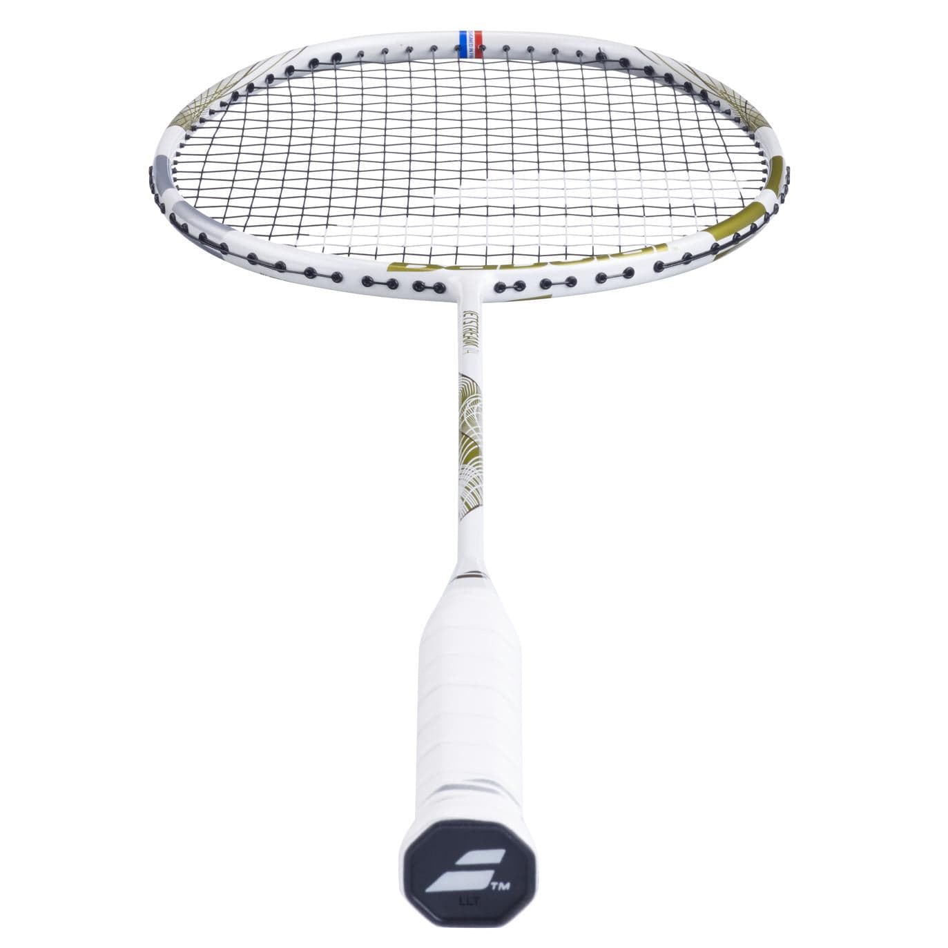 JETSTREAM 74 バドミントンラケット 6U G5 Babolat Jetstream 74 6U Badminton Racket - White / Gold — Badminton HQ