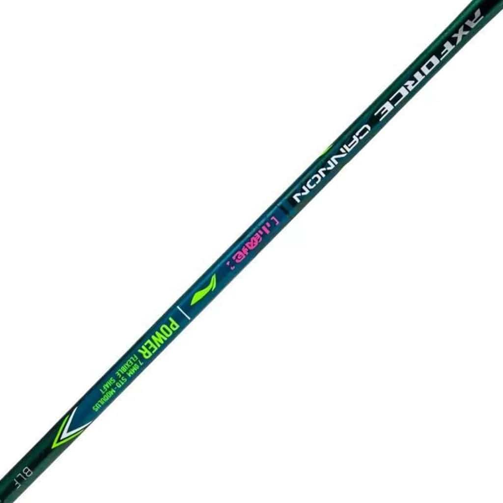 Li-Ning Axforce Cannon Badminton Racket - Black / Green — Badminton HQ