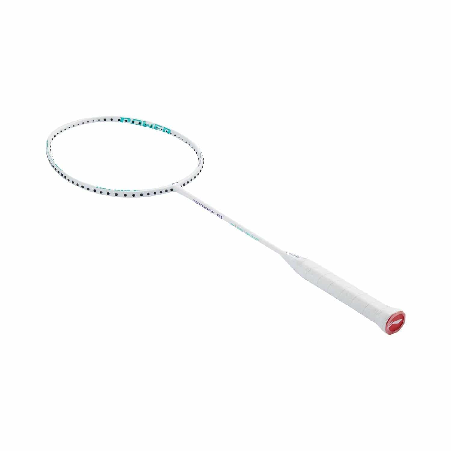 Li-Ning Axforce 10 4U Badminton Racket - Pearl White (Strung