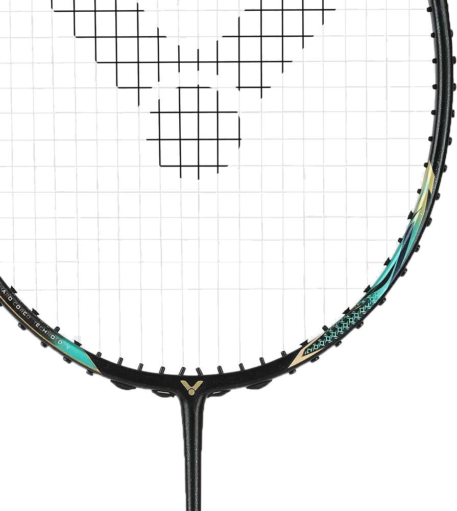 Victor Thruster F C Ultra CX 4U Badminton Racket - Black / Gold