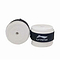 The image displays two rolls of the Li-Ning Badminton Overgrip in white. One roll is positioned upright while the other lies flat. The overgrips incorporate absorbent grip technology and are held together with black straps showcasing the Li-Ning logo, ensuring they maintain their tackiness for peak performance.