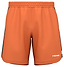 The HEAD Power Men's Badminton Shorts feature an elastic waistband, "HEAD" branding on the lower right leg, dark side panels, and moisture transfer technology for all-day comfort. Perfect for badminton enthusiasts or casual wearers.