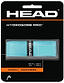 The HEAD HydroSorb Pro Replacement Badminton Grip in Celeste offers an enhanced feel with one super tacky grip. It's 1.75 mm thick and weighs 18 g, with "touch" and "tackiness" clearly marked on the packaging for easy reference.