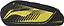 The Li-Ning Training Series 3 Racket Badminton Bag in black and yellow showcases a bold graphic design with “ANYTHING IS POSSIBLE” printed on the side. This stylish bag from Li-Ning is perfect for carrying your gear to every match or practice.