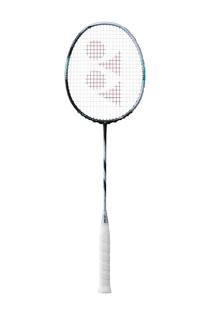 The Yonex Astrox 88D Game 4U Gen 3 2024 badminton racket showcases a sleek black and silver design, offering a harmonious balance of power and control for every match.