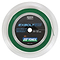 The Yonex Exbolt 65 Badminton String Green - 0.65mm 200m Reel features FORGED FIBER technology for quick repulsion, with gauge and length shown on the label, plus the Yonex logo at the bottom.