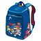 The HEAD x Paw Patrol Kids Tennis Backpack in blue features “TEAM PAW” text and three pups in rescue hats. With red, blue, and yellow accents, this stylish backpack makes carrying tennis gear fun for young Paw Patrol fans.