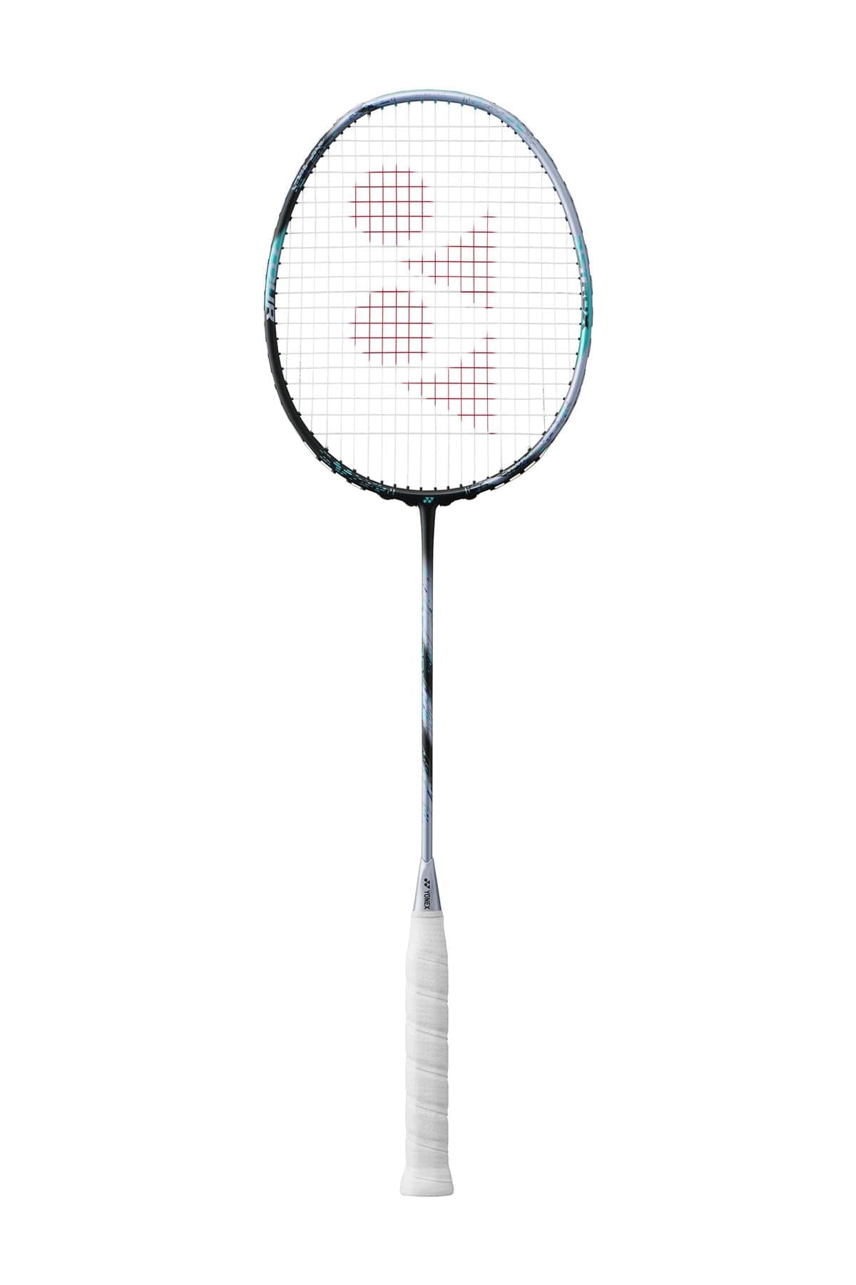 The Yonex Astrox 88D Tour 4U Gen 3 2024 Badminton Racket, featuring a stylish black and silver finish, includes a white grip and a dark frame accented by strings with a red logo. Engineered for powerful smashes, this racket is perfect for defensive players focusing on precision and control on the court.