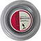 The BadmintonHQ Inspire 67 Zoom badminton string reel in light grey features "200m REEL / 0.67" on its design. Made from nylon multifilament, it offers power and durability, with an image displaying a player in a jump smash pose to embody excellence.