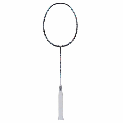 Introducing the Li-Ning Axforce 70 4U Badminton Racket in Black/Silver, a sleek option with a dark frame and white grip handle. Equipped with a wing stabiliser for enhanced control, this lightweight design is perfect for elevating your game. Ideal for players seeking precision and agility on the court.