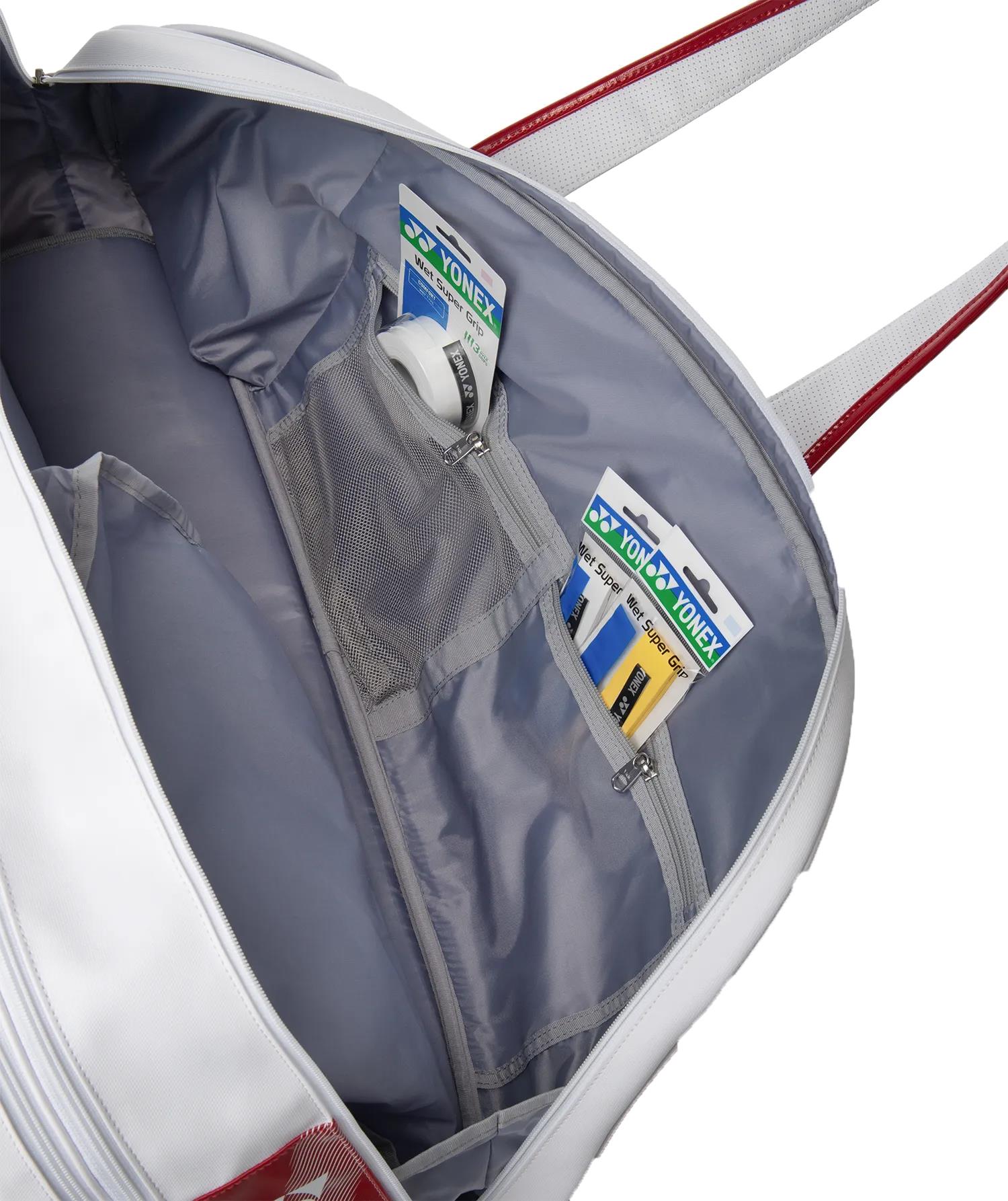 Yonex 02631WEX Expert Tournament Badminton Bag - White — Badminton HQ