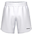 HEAD Power Mens Badminton Shorts in white by HEAD feature an elastic waistband and "HEAD" logo on the lower left leg. These athletic shorts offer a clean design, ideal for badminton, tennis, or any active sport.