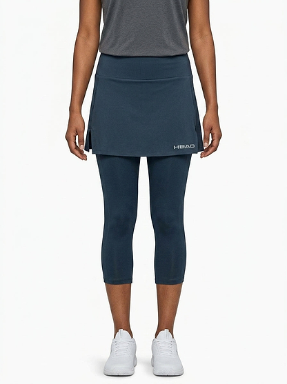 3/4 Tights Badminton Skort — On Model - Lower Body | Generated by Modelize