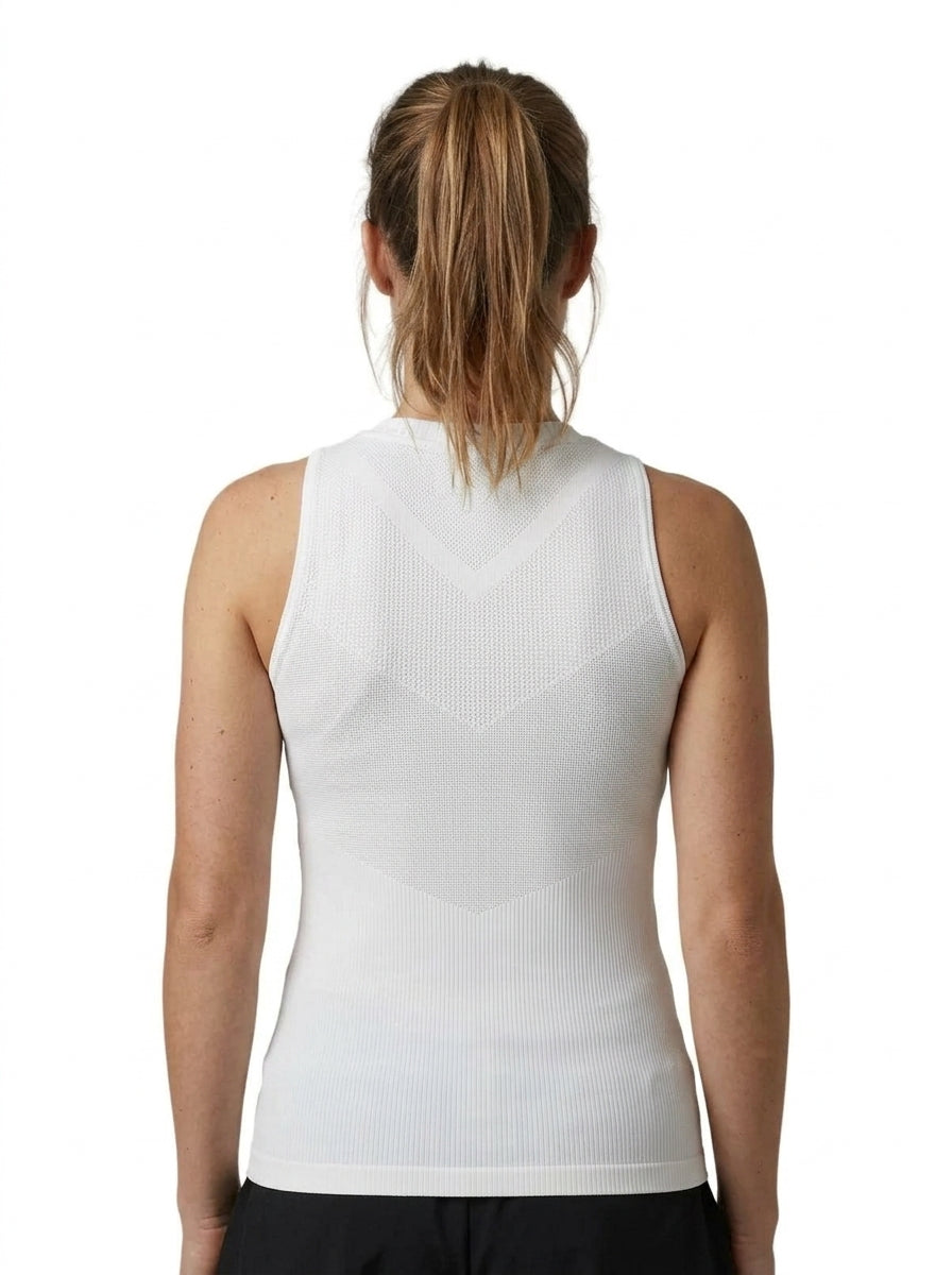 Badminton Tank Top — On Model - Upper Body Back | Generated by Modelize