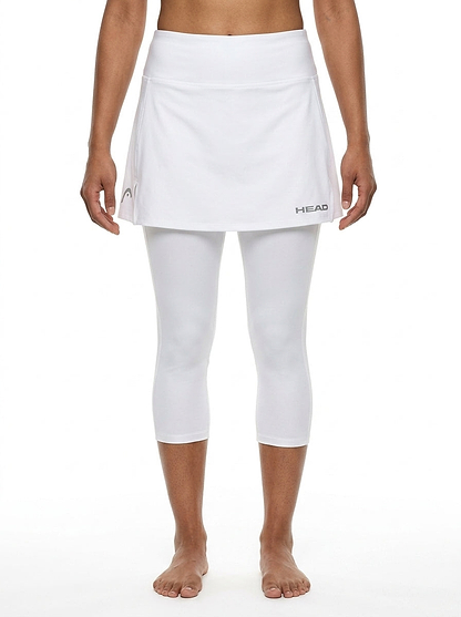 3/4 Tights Badminton Skort — On Model - Lower Body | Generated by Modelize