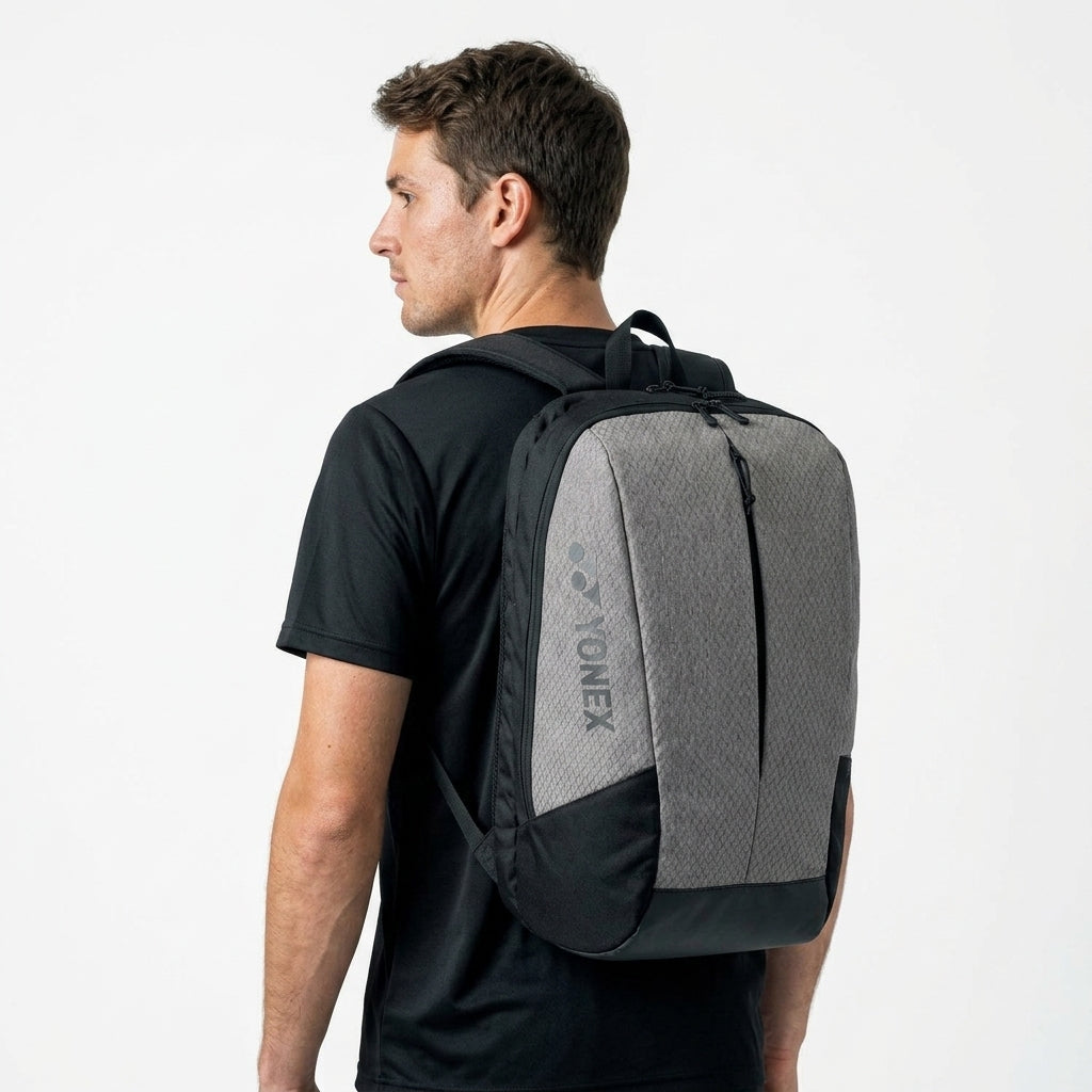 Yonex 42512EX Team Badminton Backpack - Grey / Black — Badminton HQ