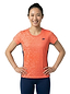 Yonex YTL11 Womens Badminton T-Shirt - Sunset — On Model - Upper Body | Generated by Modelize