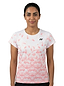 Yonex YTL2025B Womens Badminton T-Shirt - White — On Model - Upper Body | Generated by Modelize