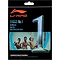 The packaging of the Li-Ning No.1 String Set (10m) - Sea Blue is prominently marked with a large number one and boasts a 0.65mm thickness, labeled as "High Repulsion Power." These premium strings provide outstanding tension maintenance. Below the logo, there is an image depicting badminton players accompanied by Chinese text.