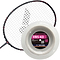 A Victor badminton racket with a red and black frame is paired with a spool of Victor VBS 63 Badminton String Reel, labeled "High Resilience" and "Medium Feeling" in the center. This high-strength multifilament string, measuring 0.63mm in diameter and coiled in a transparent casing, promises enhanced performance over its 200m length.