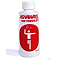 A bottle labeled "Ashaway Grip Powder" by Ashaway, featuring a red graphic of a stylized person holding a racket. It comes with a secure white cap and bold red text, offering 30 grams of grip-enhancing powder to effectively absorb sweat.