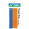 The image displays a Yonex AC402EX Badminton Towel Grip package featuring a vivid orange grip, celebrated for its superior absorbency. The package features the Yonex logo, model number AC402EX, and prominently states "Towel Grip 100% Cotton.
