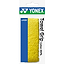 The Yonex AC402EX Badminton Towel Grip in yellow, made entirely from cotton, offers outstanding absorbency and guarantees a comfortable and secure grip during every match.