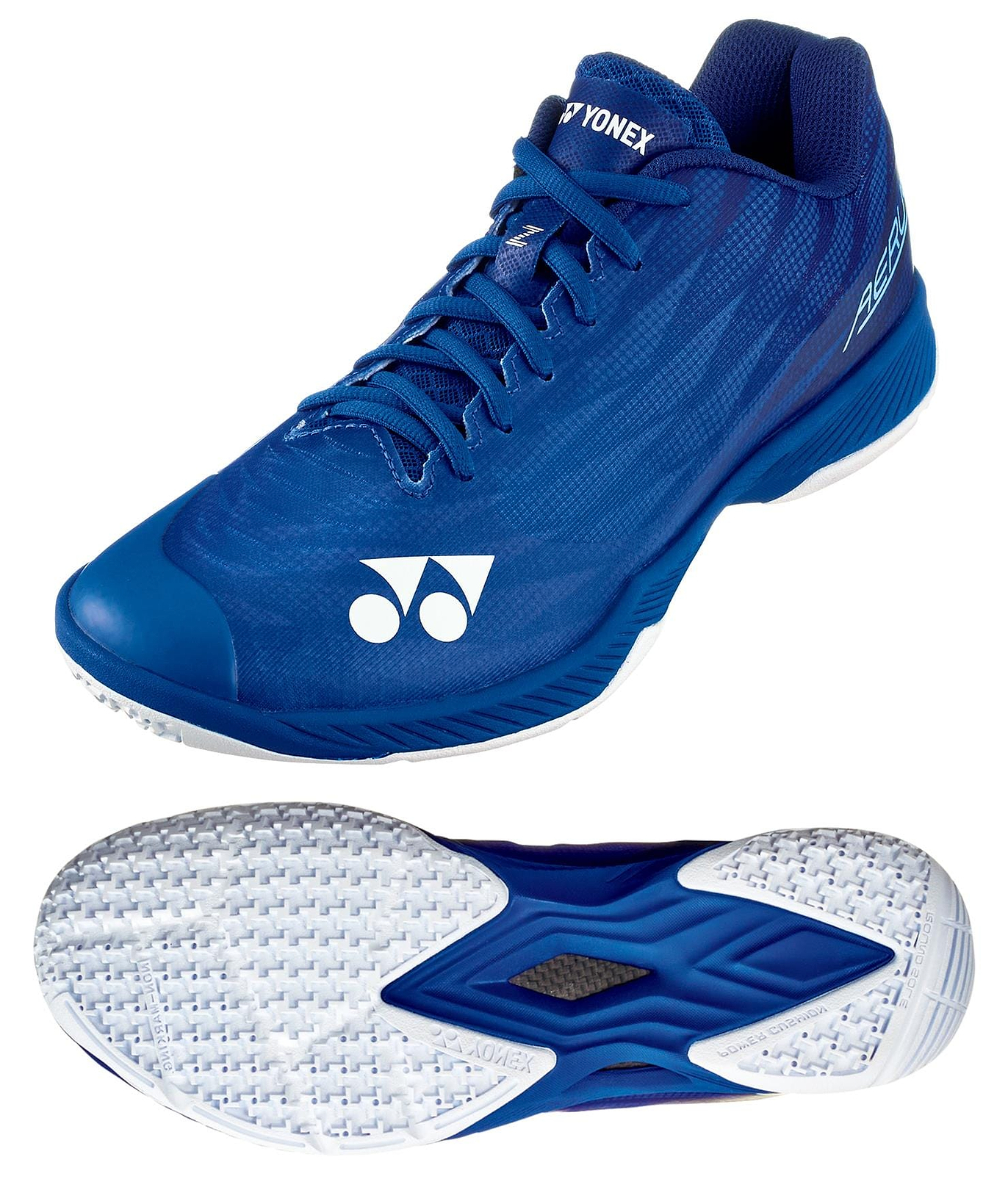 Yonex Power Cushion Aerus Z2 Mens Badminton Shoes - Navy Blue