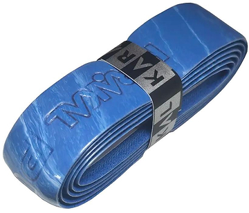 The Karakal PU Badminton Super Grip Marble Effect Single in Blue/White features a stylish marbled design and is ideal as a replacement grip for all racket sports or as an alternative to standard PU Super Grips.