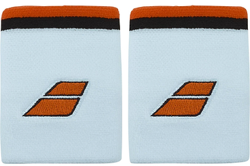 The Babolat Terry Jumbo Wristband in Illusion Blue delivers style and performance—featuring the iconic logo, these premium sweatbands are perfect for keeping you comfortable on the tennis court.