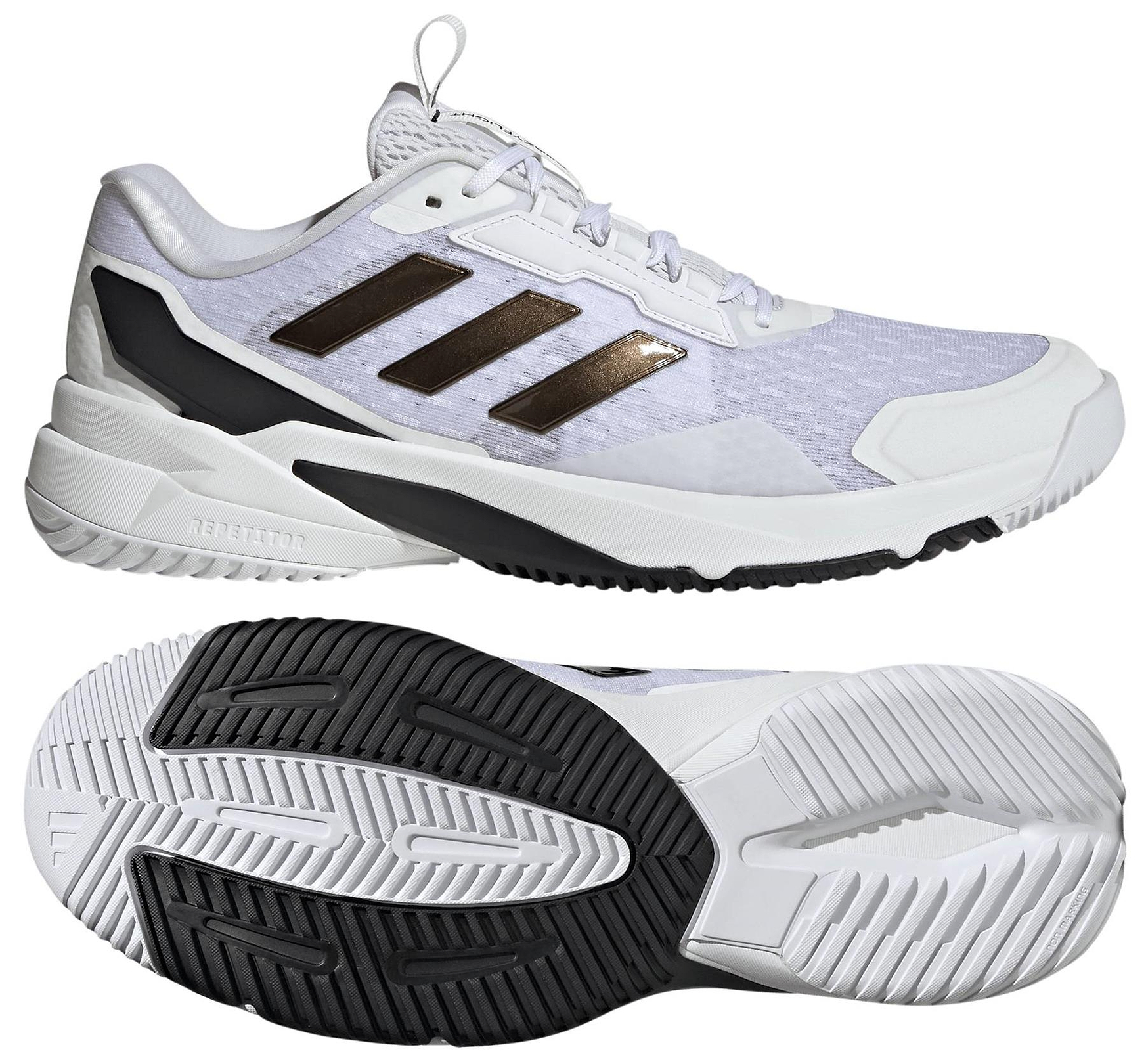 ADIDAS Crazyflight 6 Mens Indoor Badminton Shoes - White
