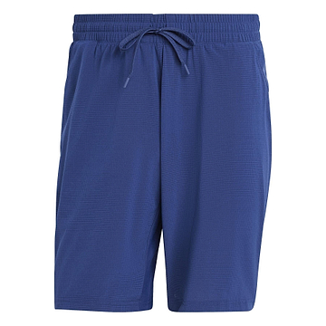 Explore the navy ADIDAS Ergo Men's Badminton Shorts, featuring a textured fabric design and drawstring waistband. With HEAT.RDY technology to keep you cool on the court, these eco-friendly shorts are made from recycled materials. Brand: adidas.