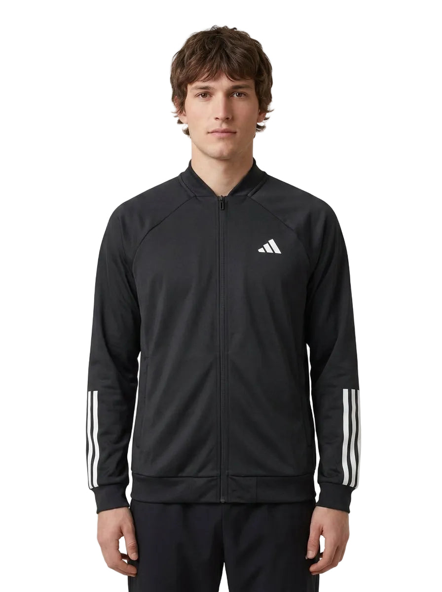 Athletic knit jacket — On Model - Upper Body | Generated by Modelize