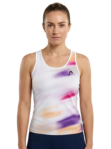 Badminton Tank Top — On Model - Upper Body | Generated by Modelize