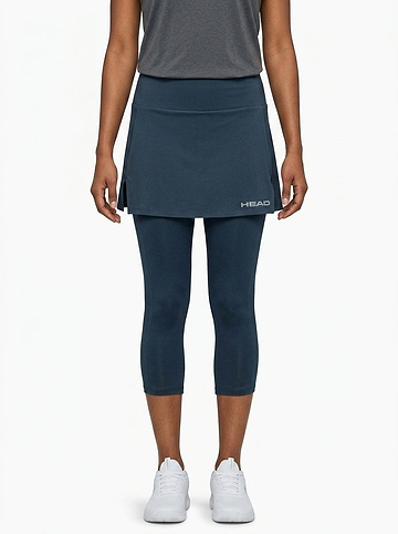 3/4 Tights Badminton Skort — On Model - Lower Body | Generated by Modelize