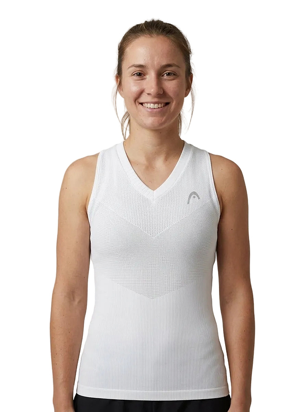 Badminton Tank Top — On Model - Upper Body | Generated by Modelize