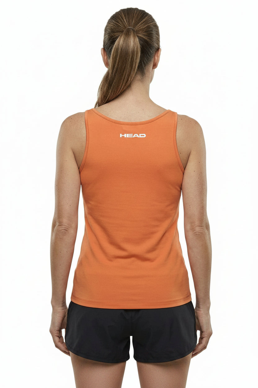 Women's Athletic Tank Top — On Model - Upper Body Back | Generated by Modelize