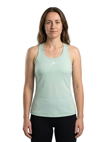Badminton Tank Top — On Model - Upper Body | Generated by Modelize