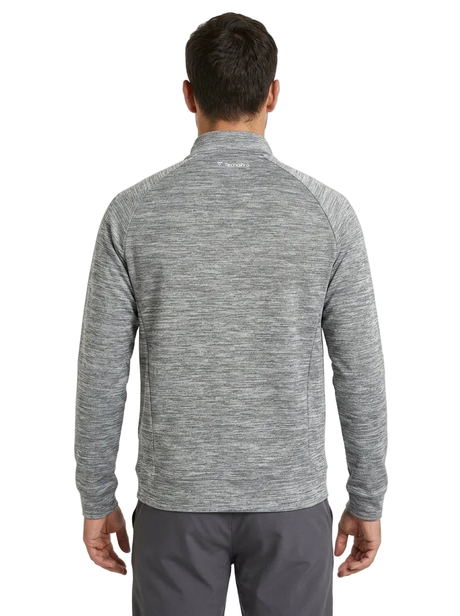 Athletic zip-up jacket — On Model - Upper Body Back | Generated by Modelize