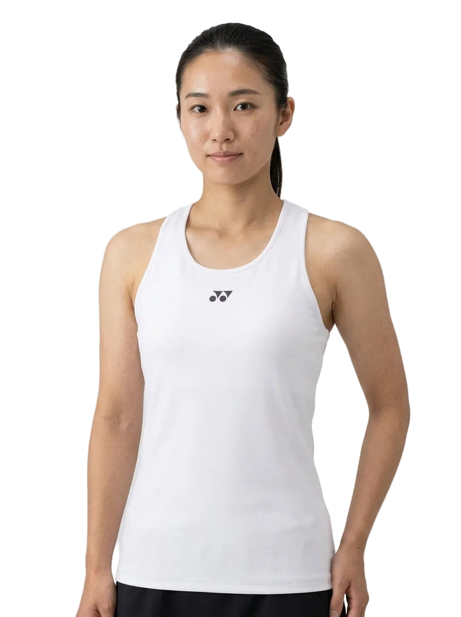Badminton Tank Top — On Model - Upper Body | Generated by Modelize
