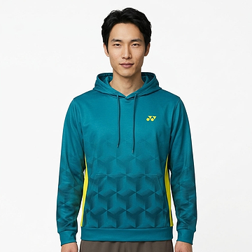 Badminton Hoodie — On Model - Upper Body | Generated by Modelize