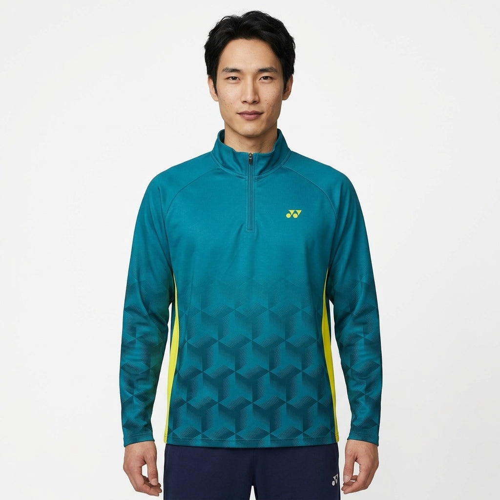 Unisex Badminton Midlayer — On Model - Upper Body | Generated by Modelize