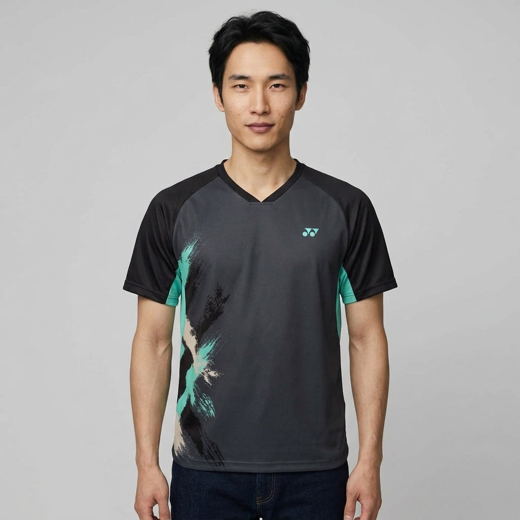 Performance athletic t-shirt — On Model - Upper Body | Generated by Modelize