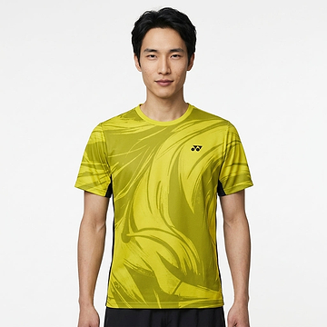 Performance Badminton T-Shirt — On Model - Upper Body | Generated by Modelize