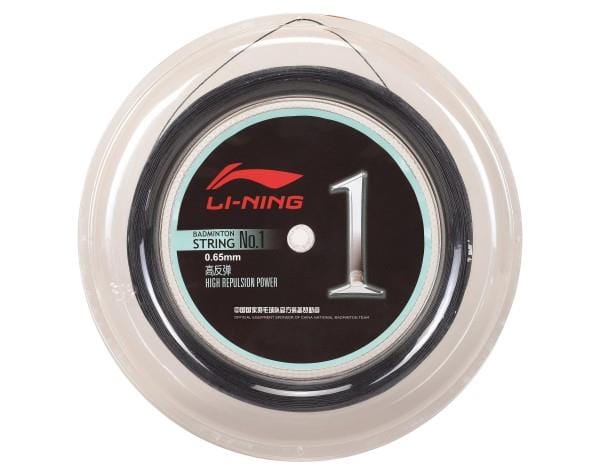 Li-Ning No1 0.65mm Badminton String 200m - Black — Badminton HQ
