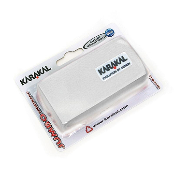 Karakal Jumbo Badminton Wrist Band - White